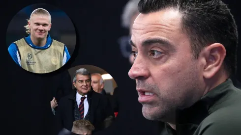 Xavi, Barcelona, Laporta y Haaland.