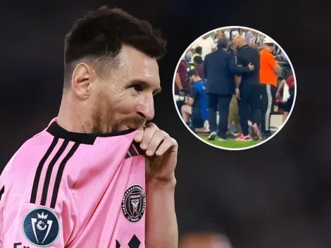 Video: Así sacaron de la cancha al guardaespaldas de Lionel Messi