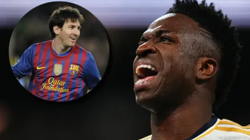 Vinicius iguala marca de Messi en la Champions League.