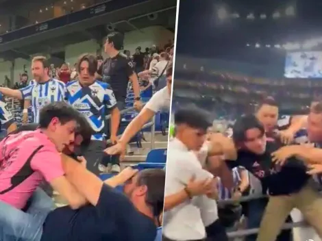 Insultos homófobos a Messi y trompadas en el Rayados vs. Inter Miami
