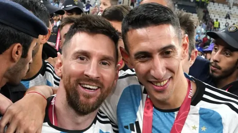 Lionel Messi y Ángel Di María.