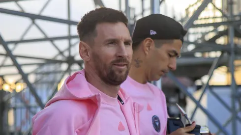 Lionel Messi y Luis Suárez.