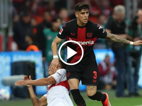 VIDEO | Piero Hincapié fue clave para salvar el invicto del Bayer Leverkusen