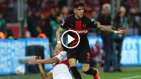 VIDEO | Piero Hincapié fue clave para salvar el invicto del Bayer Leverkusen