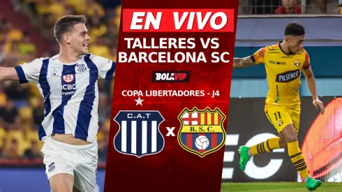 Ver En VIVO y GRATIS Talleres vs Barcelona SC por la Copa Libertadores vía Star Plus