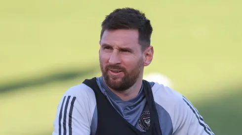 Lionel Messi entrenando con Inter Miami.