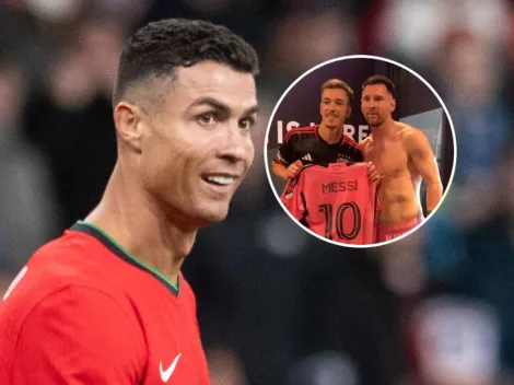 Dijo que CR7 era su jugador favorito, pero le pidió la camiseta a Messi