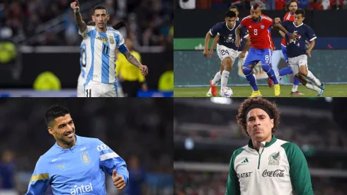 Los futbolistas que jugarán su última Copa América (Getty Images)