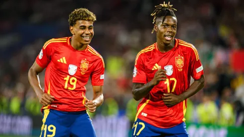 Lamine Yamal y Nico Williams.