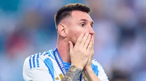 Leo Messi en la final de la Copa América 2024.