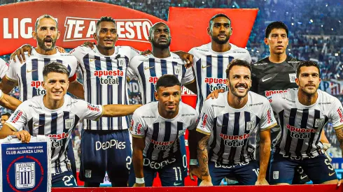 El plantel de Alianza Lima en la Liga 1 2024.