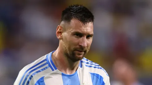 Messi en la final de la Copa América 2024.
