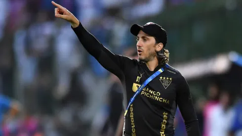 Luis Zubeldía - Liga de Quito, 2023. Foto: Getty.