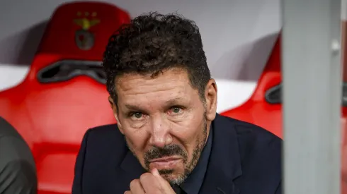 Diego Simeone reconoció que el Atlético de Madrid está por debajo del Barcelona y del Real Madrid.