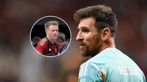 Dax McCarty y Lionel Messi.