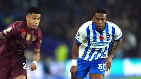 Pervis Estupiñán fue una de las figuras del Brighton en la victoria contra el Manchester City.