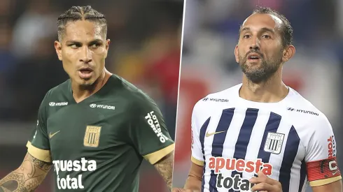 Paolo Guerrero y Hernán Barcos, dos de los jugadores que acaban contra en 2025 con Alianza Lima. (Imago)
