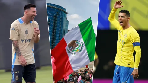 La convocatoria que se hizo en México anti Messi y pro Cristiano Ronaldo no juntó más de 100 personas.