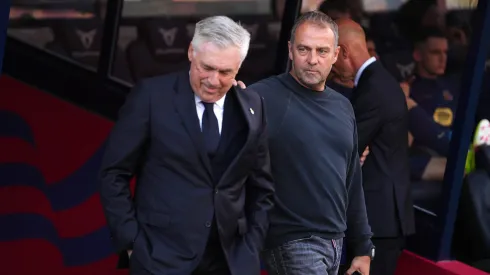 Hansi Flick le deseó suerte a Carlo Ancelotti con su labor al frente de la Selección de Brasil.