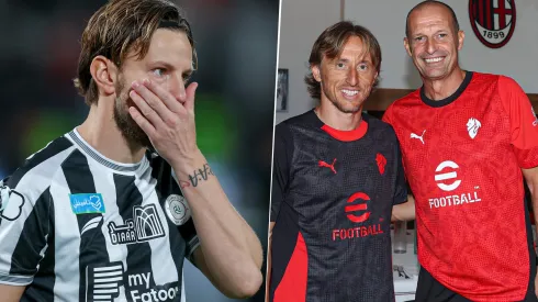 Ivan Rakitic publicó una imagen de Luka Modric en el Milan con una canción que apunta contra la Juventus.