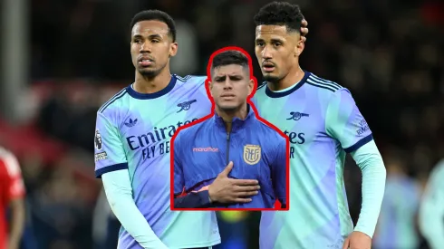 El puesto que tendría Piero Hincapié en Arsenal, con Saliba y Gabriel en la defensa.