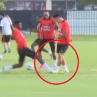 James al piso y atendido por el médico: La patada de Lerma que nadie podía creer en la Selección Colombia