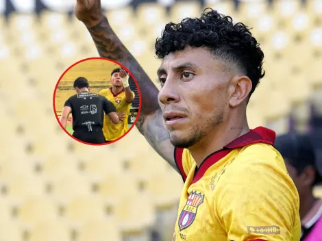 Joao Rojas a un jugador de Libertad: "Me pasabas las aguas"