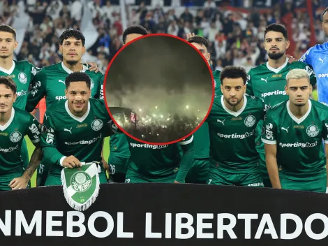 VIDEO | El espectacular recibimiento de la hinchada de Palmeiras a su equipo antes de jugar contra Liga