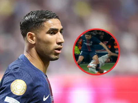 Hakimi y la primera publicación tras la patada de Luis Díaz que lo lesionó