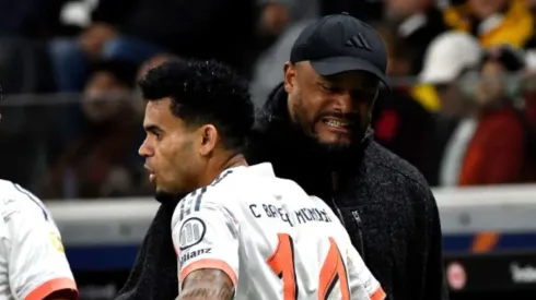 Vincent Kompany habló del nivel de Luis Díaz.