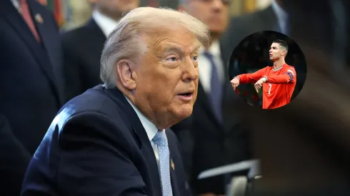 Trump y su viral reacción al encuentro con Cristiano Ronaldo.