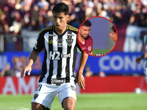 No se vio en TV: La viral burla de un jugador de Lanús contra Alan Franco en la final de la Sudamericana
