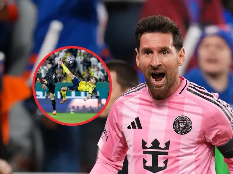 Mientras CR7 hizo un gol de chilena, así llevó Messi a Inter Miami a una final