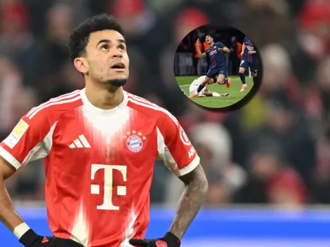 Así está la pierna de Hakimi tras la patada de Luis Díaz