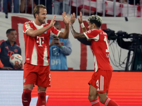 Luis Díaz festeja las grandes noticias que dio Harry Kane