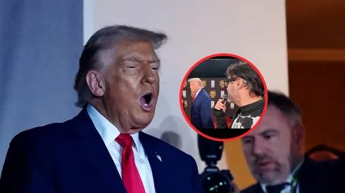 Donald Trump reaccionó a la pregunta de un colombiano.