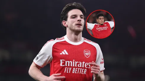 El enojo de Declan Rice con Piero Hincapié