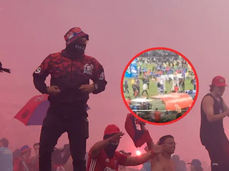 Hinchas del DIM invadieron la cancha y los jugadores de Nacional corrieron