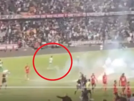 Hinchas del DIM invadieron la cancha y los jugadores de Nacional corrieron