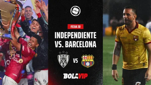 EN VIVO Y GRATIS Independiente del Valle vs. Barcelona SC por la última fecha de LigaPro