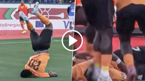 Patson Daka, jugador de Zambia, sufrió torcedua de cuello en el festejo de su gol frente a Malí en la Copa Africana de Naciones.