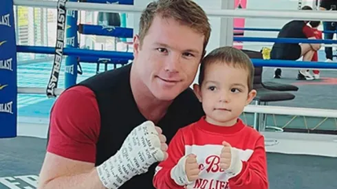 El pequeño hijo de Canelo Álvarez también quiere ser boxeador