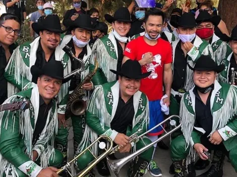 ¡Un paisano más! Manny Pacquiao entrenó al ritmo de la música mexicana