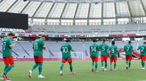 El Tri sorprendió con su uniforme de playera verde y short rojo en Tokio 2020.