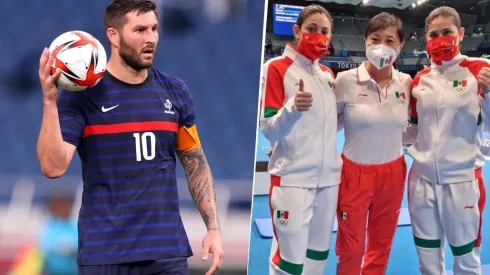 Encuentro para el recuerdo: Gignac se tomó una foto con las clavadistas mexicanas