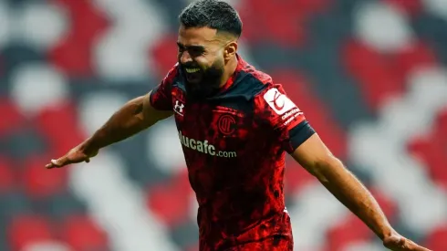 Alexis Canelo, goleador de los Diablos Rojos de Toluca.