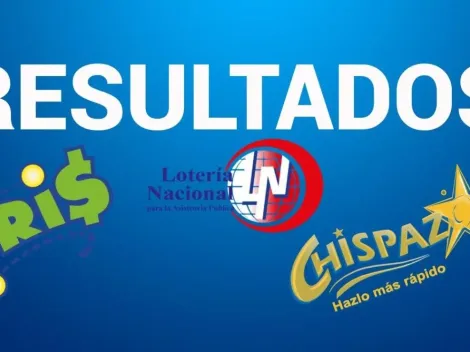 Lotería Nacional Tris y Chispazo: resultados, sorteo y números ganadores domingo 10 de octubre | Clásico sorteo 27637 y 8652