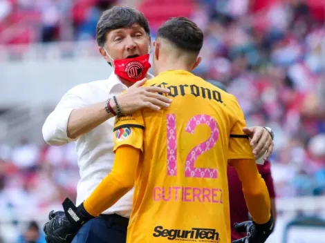 Gustavo Gutiérrez, el portero titular de Cristante vs. Necaxa