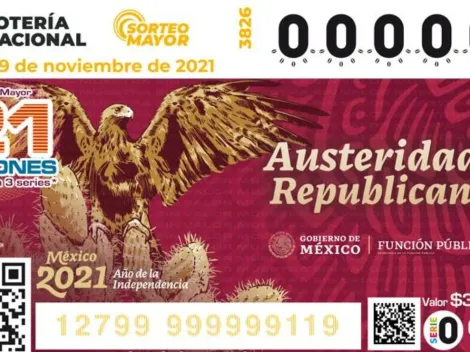 Lotería Nacional Sorteo Mayor: resultados, números que cayeron y sorteo 3826 martes 9 de noviembre | Lotenal