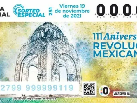 Resultados Lotería Nacional Sorteo Especial: sorteo y números que cayeron | Aniversario de la Revolución Mexicana | Lotenal No. 251